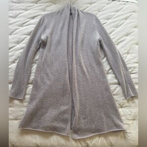 White + Warren cashmere Open Cardigan